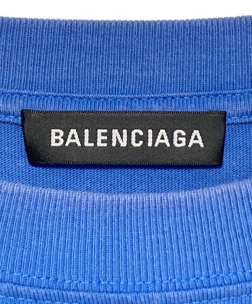 BALENCIAGA（バレンシアガ）BALENCIAGA (バレンシアガ) ロゴTシャツ ブルー サイズ:Sの古着・服飾アイテム