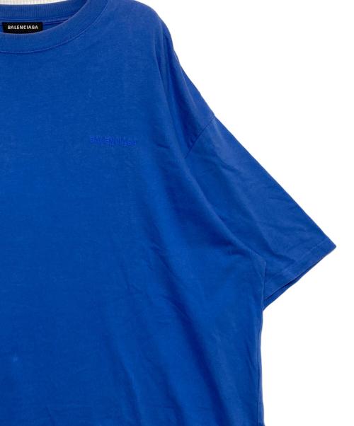 BALENCIAGA（バレンシアガ）BALENCIAGA (バレンシアガ) ロゴTシャツ ブルー サイズ:Sの古着・服飾アイテム