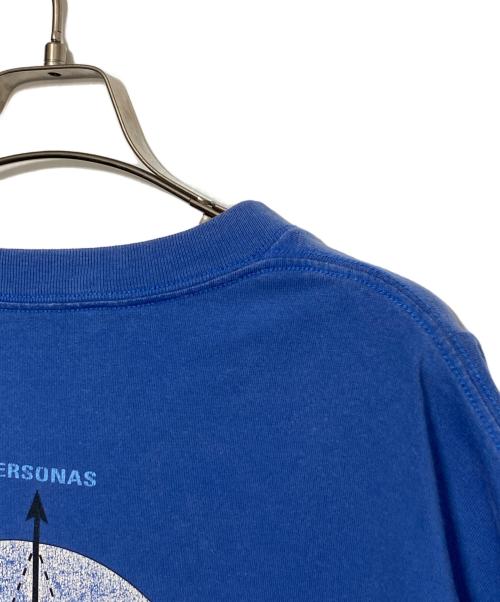 BALENCIAGA（バレンシアガ）BALENCIAGA (バレンシアガ) ロゴTシャツ ブルー サイズ:Sの古着・服飾アイテム