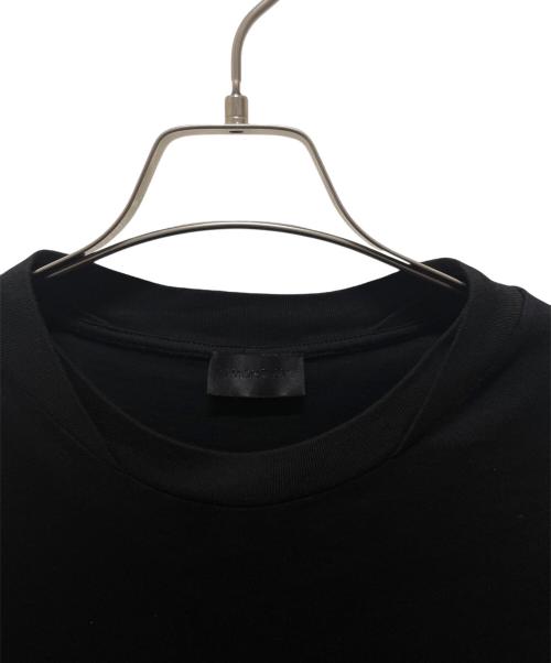 MONCLER（モンクレール）MONCLER (モンクレール) ロゴパッチクルーネックTシャツ ブラック サイズ:Lの古着・服飾アイテム