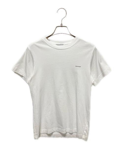 BALENCIAGA（バレンシアガ）BALENCIAGA (バレンシアガ) スモールロゴTシャツ ホワイト サイズ:XSの古着・服飾アイテム