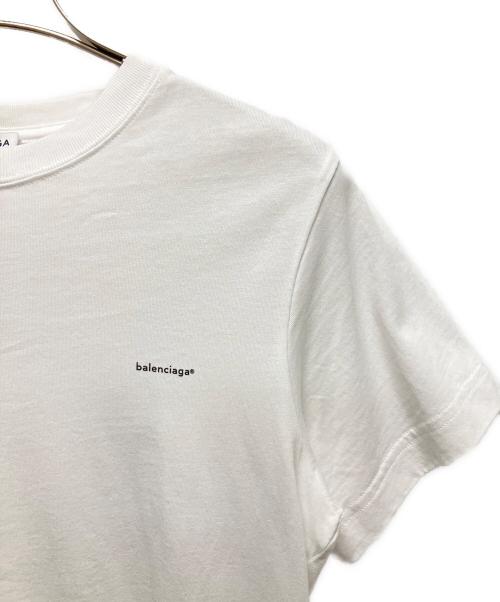 BALENCIAGA（バレンシアガ）BALENCIAGA (バレンシアガ) スモールロゴTシャツ ホワイト サイズ:XSの古着・服飾アイテム