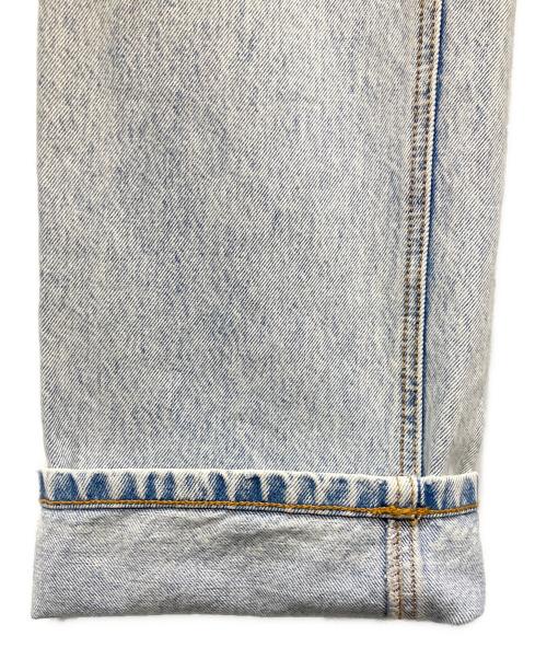 ALEXANDER WANG（アレキサンダー・ワン）ALEXANDER WANG (アレキサンダーワン) レイヤードロゴウエストパンツ ブルー サイズ:24の古着・服飾アイテム