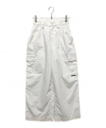 ALEXANDER WANG（アレキサンダー・ワン）の古着「ワイドカーゴパンツ」｜ホワイト
