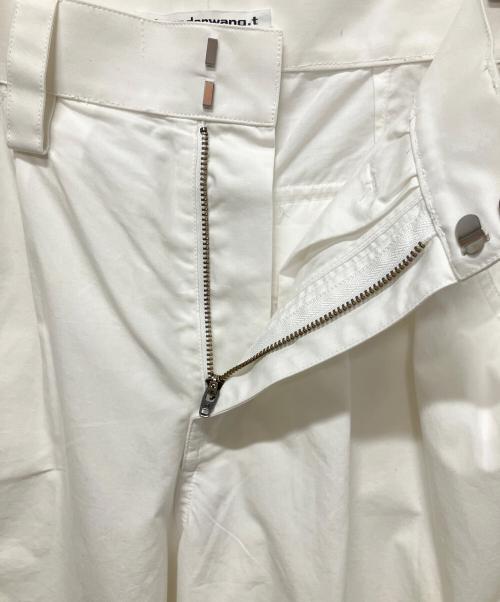 ALEXANDER WANG（アレキサンダー・ワン）ALEXANDER WANG (アレキサンダーワン) ワイドカーゴパンツ ホワイトの古着・服飾アイテム