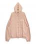 BALENCIAGA（バレンシアガ）の古着「Back Flip Round Zip-Up Hoodie」｜ピンク