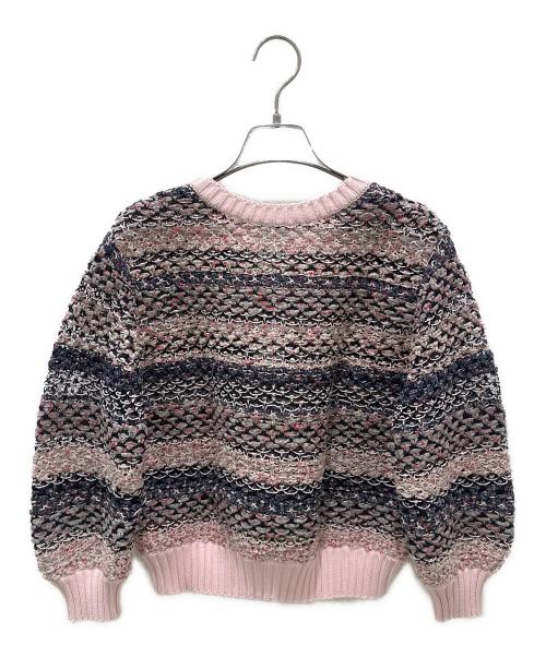 CHANEL（シャネル）CHANEL (シャネル) ツイードニット ピンク サイズ:38の古着・服飾アイテム