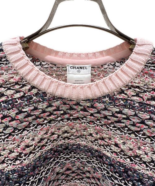 CHANEL（シャネル）CHANEL (シャネル) ツイードニット ピンク サイズ:38の古着・服飾アイテム