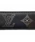 中古・古着 LOUIS VUITTON (ルイ ヴィトン) モノグラムマヒナベルト ブラック サイズ:90/36：32000円