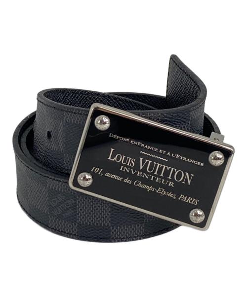 LOUIS VUITTON（ルイ ヴィトン）LOUIS VUITTON (ルイ ヴィトン) ダミエ・グラフィット サンチュール・アンヴァントゥール サイズ:85/34の古着・服飾アイテム