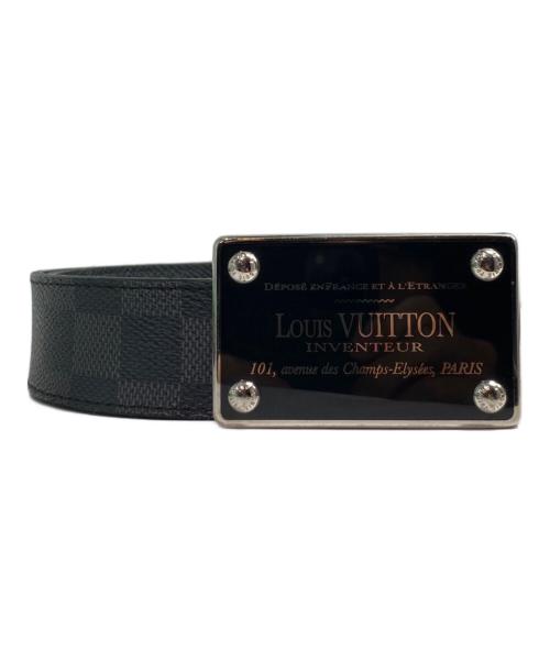 LOUIS VUITTON（ルイ ヴィトン）LOUIS VUITTON (ルイ ヴィトン) ダミエ・グラフィット サンチュール・アンヴァントゥール サイズ:85/34の古着・服飾アイテム