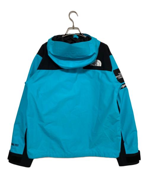 SUPREME（シュプリーム）Supreme (シュプリーム) THE NORTH FACE (ザ ノース フェイス) ARC LOGO MOUNTAIN PARKA ブルー×ブラック サイズ:Mの古着・服飾アイテム