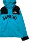 中古・古着 Supreme (シュプリーム) THE NORTH FACE (ザ ノース フェイス) ARC LOGO MOUNTAIN PARKA ブルー×ブラック サイズ:M：55000円