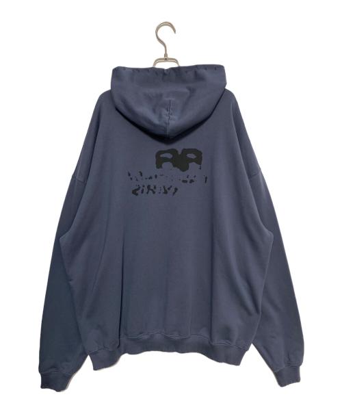 BALENCIAGA（バレンシアガ）BALENCIAGA (バレンシアガ) Hand Drawn BB Icon Hoodie ネイビー サイズ:XXSの古着・服飾アイテム
