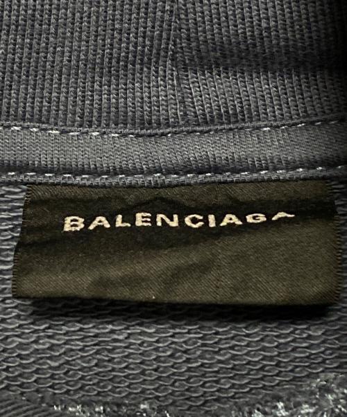 BALENCIAGA（バレンシアガ）BALENCIAGA (バレンシアガ) Hand Drawn BB Icon Hoodie ネイビー サイズ:XXSの古着・服飾アイテム