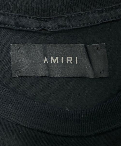 AMIRI（アミリ）AMIRI (アミリ) ロゴTシャツ ブラック サイズ:-の古着・服飾アイテム