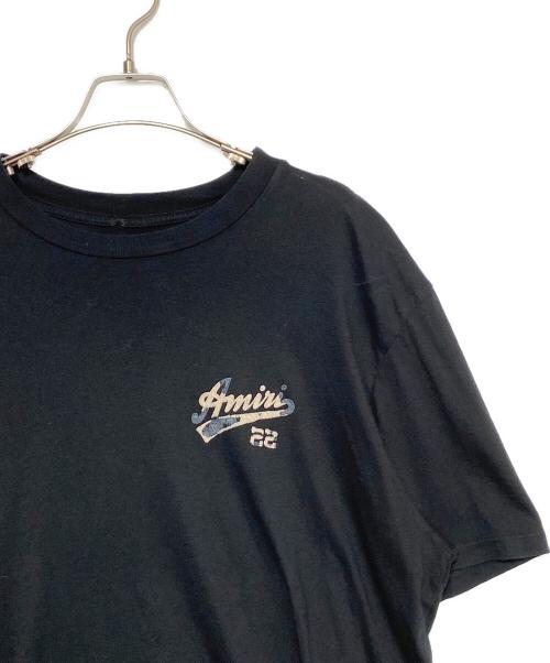 AMIRI（アミリ）AMIRI (アミリ) ロゴTシャツ ブラック サイズ:-の古着・服飾アイテム