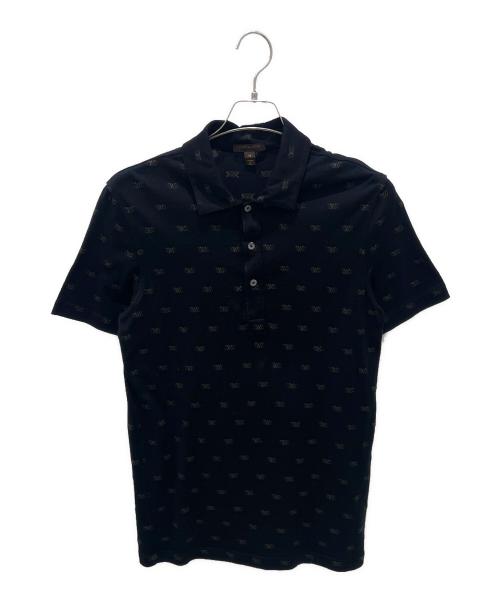 LOUIS VUITTON（ルイ ヴィトン）LOUIS VUITTON (ルイ ヴィトン) LVロゴポロシャツ ブラック サイズ:Mの古着・服飾アイテム