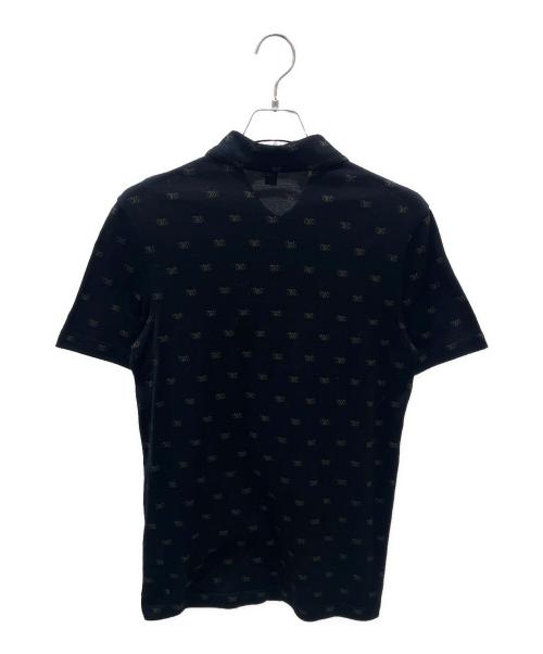 LOUIS VUITTON（ルイ ヴィトン）LOUIS VUITTON (ルイ ヴィトン) LVロゴポロシャツ ブラック サイズ:Mの古着・服飾アイテム