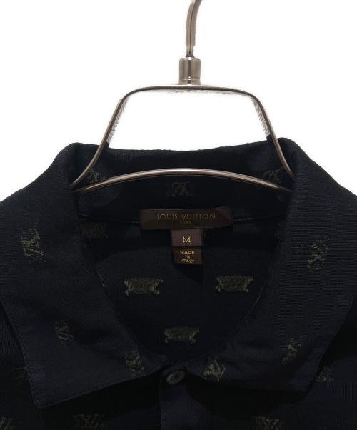 LOUIS VUITTON（ルイ ヴィトン）LOUIS VUITTON (ルイ ヴィトン) LVロゴポロシャツ ブラック サイズ:Mの古着・服飾アイテム