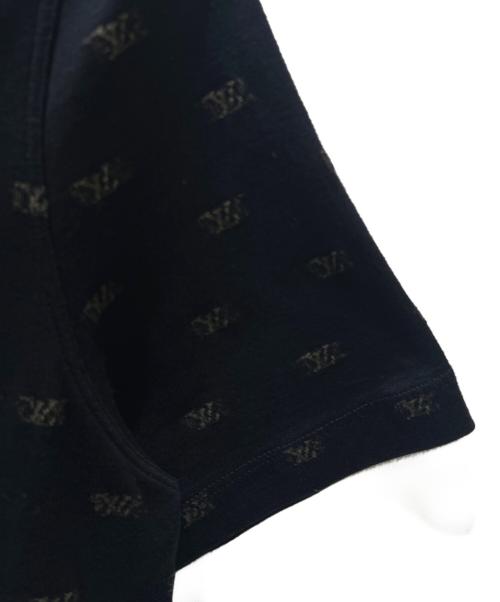 LOUIS VUITTON（ルイ ヴィトン）LOUIS VUITTON (ルイ ヴィトン) LVロゴポロシャツ ブラック サイズ:Mの古着・服飾アイテム