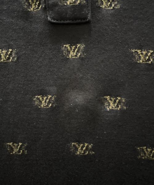 LOUIS VUITTON（ルイ ヴィトン）LOUIS VUITTON (ルイ ヴィトン) LVロゴポロシャツ ブラック サイズ:Mの古着・服飾アイテム