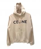 CELINEセリーヌ）の古着「ルーズ フーディー / コットンフリース」｜ベージュ
