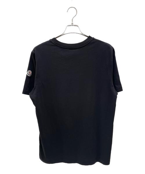 MONCLER（モンクレール）MONCLER (モンクレール) バンダナロゴTシャツ/SS-T-SHIRT ブラック サイズ:Mの古着・服飾アイテム