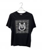 MONCLERモンクレール）の古着「バンダナロゴTシャツ/SS-T-SHIRT」｜ブラック
