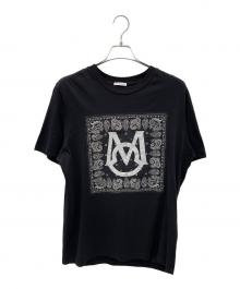MONCLER（モンクレール）の古着「バンダナロゴTシャツ/SS-T-SHIRT」｜ブラック
