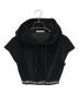 ALEXANDER WANG（アレキサンダーワン）の古着「ベロア半袖パーカー」｜ブラック