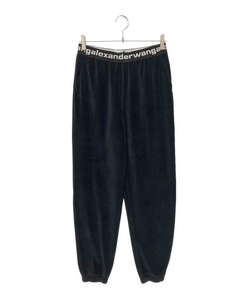 ALEXANDER WANG（アレキサンダー・ワン）ALEXANDER WANG (アレキサンダーワン) CORDUROY JOGGERS/レイヤードウエストコーデュロイパンツ ブラック サイズ:XSの古着・服飾アイテム