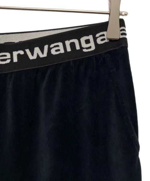 ALEXANDER WANG（アレキサンダー・ワン）ALEXANDER WANG (アレキサンダーワン) CORDUROY JOGGERS/レイヤードウエストコーデュロイパンツ ブラック サイズ:XSの古着・服飾アイテム