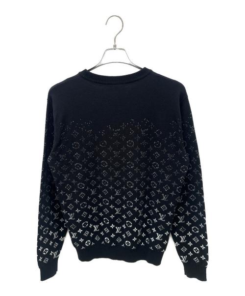 LOUIS VUITTON（ルイ ヴィトン）LOUIS VUITTON (ルイ ヴィトン) モノグラムグラディエントニット ブラック サイズ:Sの古着・服飾アイテム