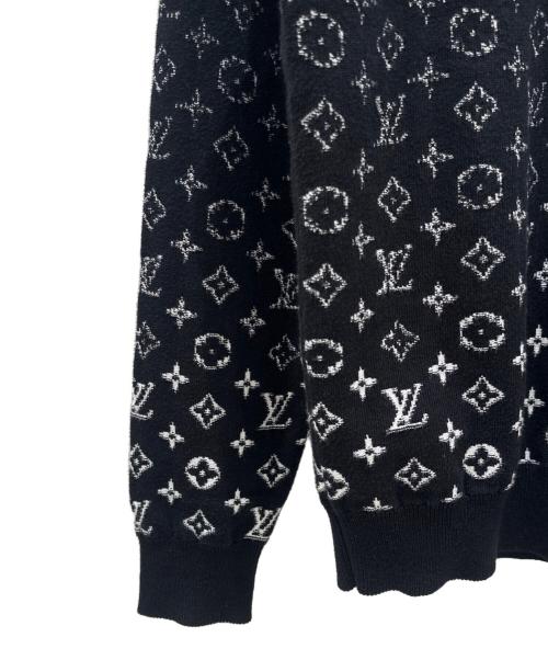 LOUIS VUITTON（ルイ ヴィトン）LOUIS VUITTON (ルイ ヴィトン) モノグラムグラディエントニット ブラック サイズ:Sの古着・服飾アイテム