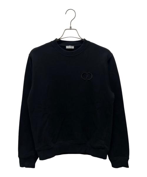 Dior（ディオール）Dior (ディオール) CDアイコンクルーネックスウェット ブラック サイズ:Lの古着・服飾アイテム