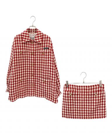 中古・古着通販】MIU MIU (ミュウミュウ) ギンガムチェックツイード