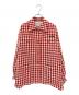 MIU MIU (ミュウミュウ) ギンガムチェックツイードセットアップ レッド×ホワイト サイズ:38：130000円