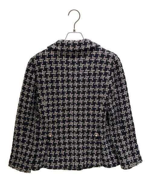 CHANEL（シャネル）CHANEL (シャネル) ココボタンツイードジャケット P37602V27235 ブラック サイズ:36の古着・服飾アイテム