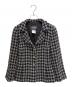 CHANEL（シャネル）の古着「ココボタンツイードジャケット P37602V27235」｜ブラック