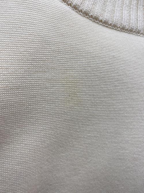 MONCLER（モンクレール）MONCLER (モンクレール) CARDIGAN TRICOT/ニット切替ダウンジャケット ホワイト サイズ:Lの古着・服飾アイテム