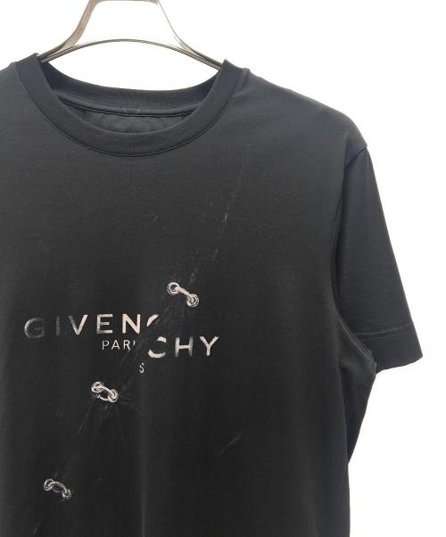 GIVENCHY（ジバンシィ）GIVENCHY (ジバンシィ) トロンプルイユエフェクトTシャツ ブラック サイズ:Mの古着・服飾アイテム