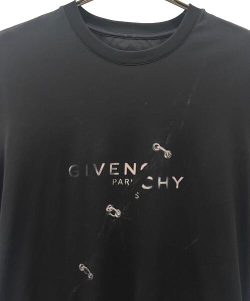 GIVENCHY（ジバンシィ）GIVENCHY (ジバンシィ) トロンプルイユエフェクトTシャツ ブラック サイズ:Mの古着・服飾アイテム
