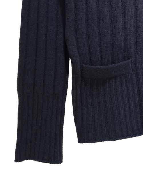 PRADA（プラダ）PRADA (プラダ) ボートネックリブニット ネイビー サイズ:38の古着・服飾アイテム