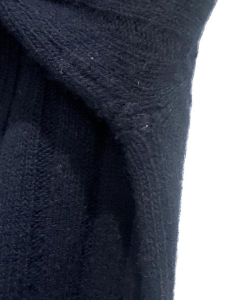 PRADA（プラダ）PRADA (プラダ) ボートネックリブニット ネイビー サイズ:38の古着・服飾アイテム