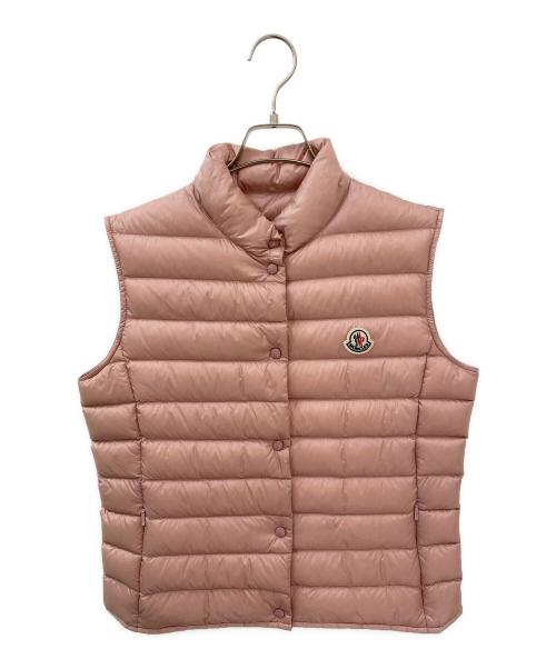 MONCLER（モンクレール）MONCLER (モンクレール) LIANE/ダウンベスト ピンク サイズ:3の古着・服飾アイテム