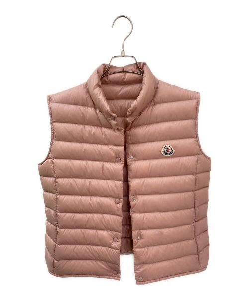 MONCLER（モンクレール）MONCLER (モンクレール) LIANE/ダウンベスト ピンク サイズ:3の古着・服飾アイテム