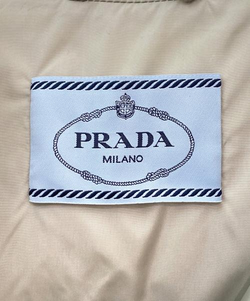 PRADA（プラダ）PRADA (プラダ) ファー付きダウンコート ホワイト サイズ:36の古着・服飾アイテム