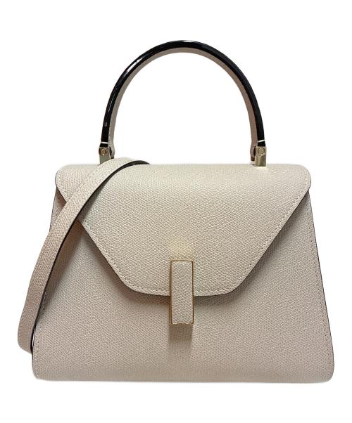 Valextra（ヴァレクストラ）Valextra (ヴァレクストラ) イジィデミニ グレージュ サイズ:ミニの古着・服飾アイテム