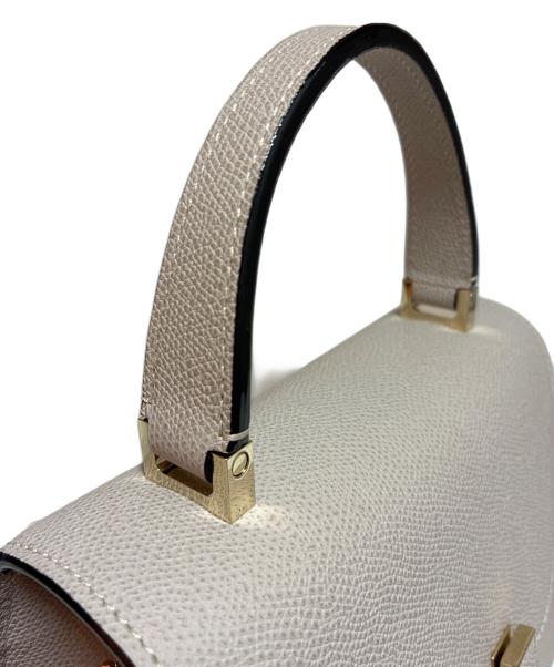 Valextra（ヴァレクストラ）Valextra (ヴァレクストラ) イジィデミニ グレージュ サイズ:ミニの古着・服飾アイテム